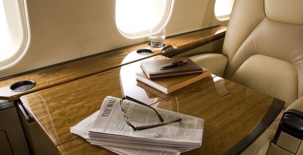 cabina Bombardier Global 5000